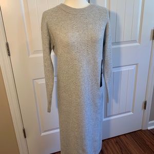 Banana Republic Heather Gray Sweater Dress- Size M